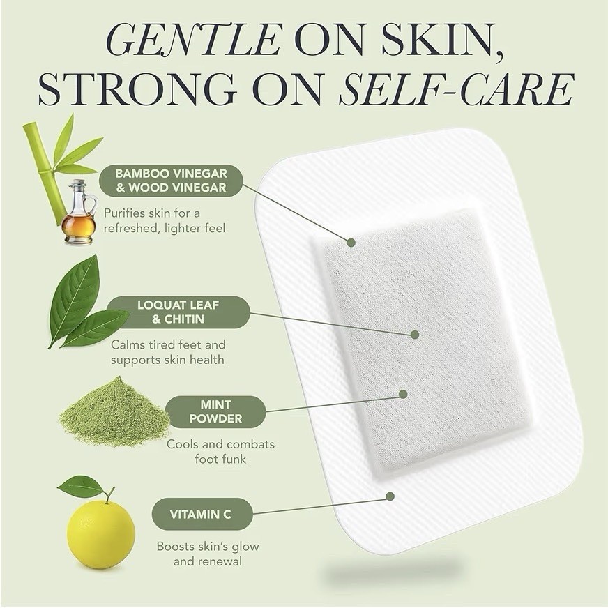 10 pcs Deep Cleansing Foot Pads