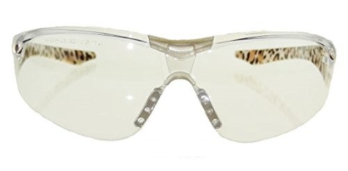Delta Plus Avion, One Size, Clear with Leopard Temple Tips