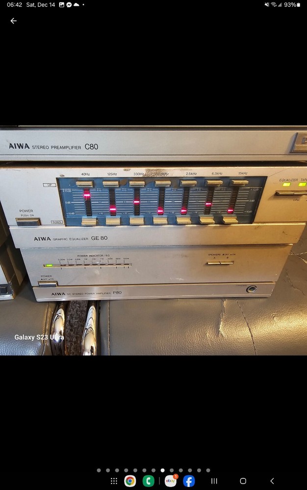 Aiwa Vintage Mini Stereo System