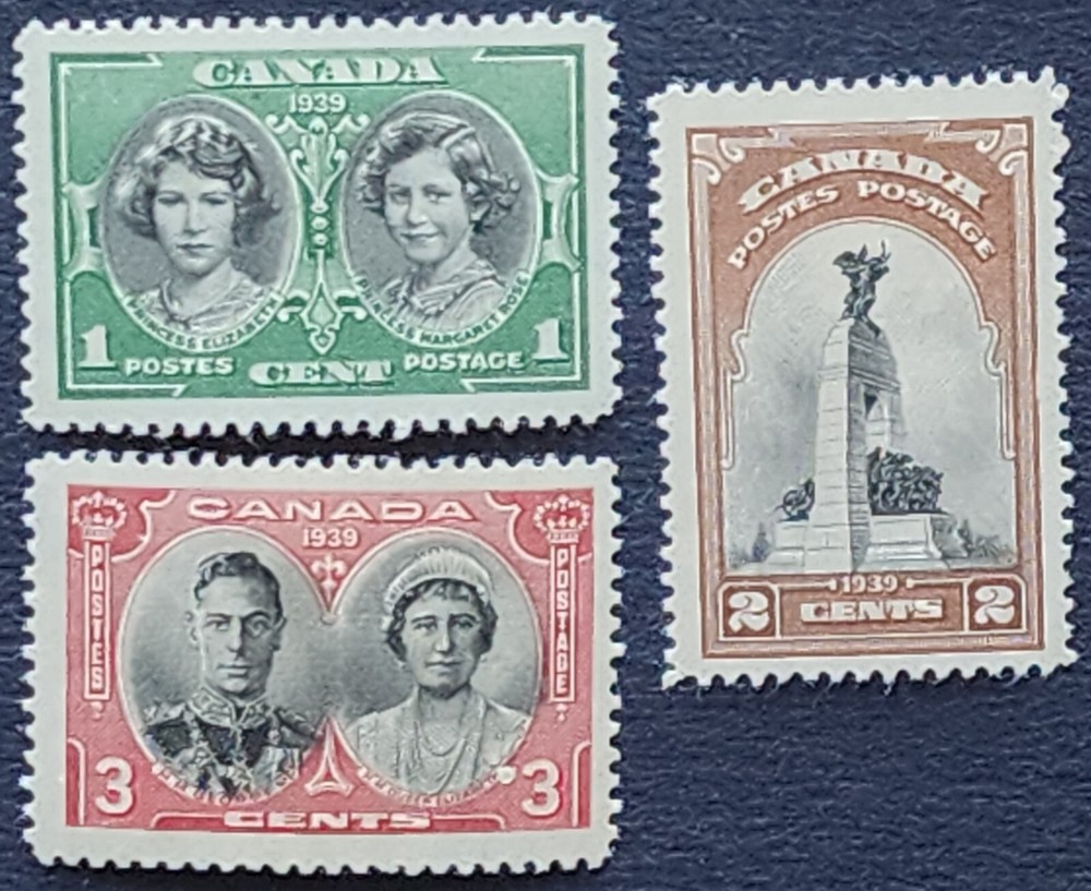 T1614 Canada. Sc#246-248 MH.