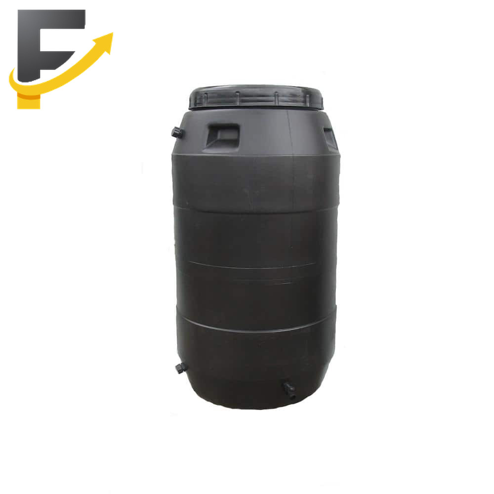 55 Gal. Black Rain Barrel