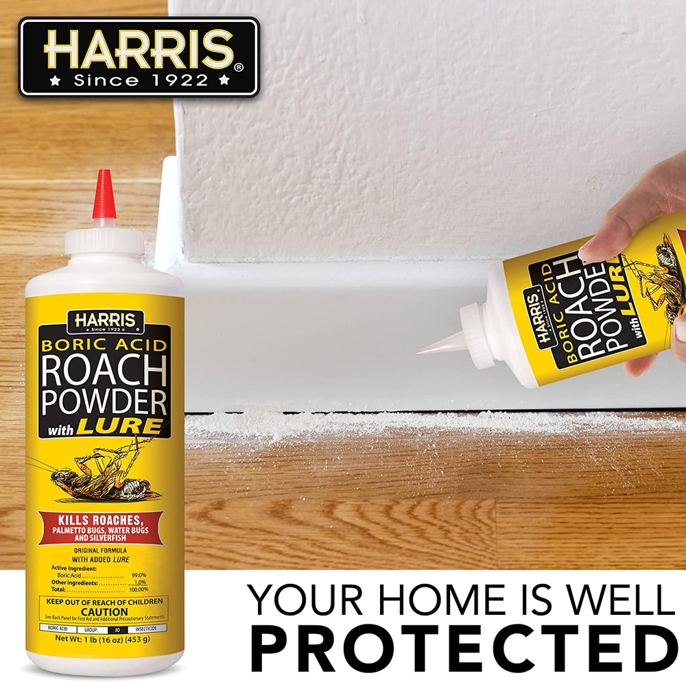 Roach and Silverfish Killer Powder with Boric & Lure, Kills Insect within 72 Hrs