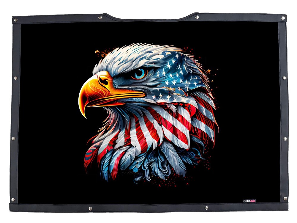 Patriotic Eagle Head Bug Screen Fits FL Coronado 2010 & Newer Square Headlights