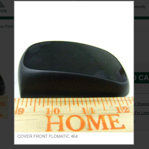 COVER FRONT FLOMATIC 464 # 1602