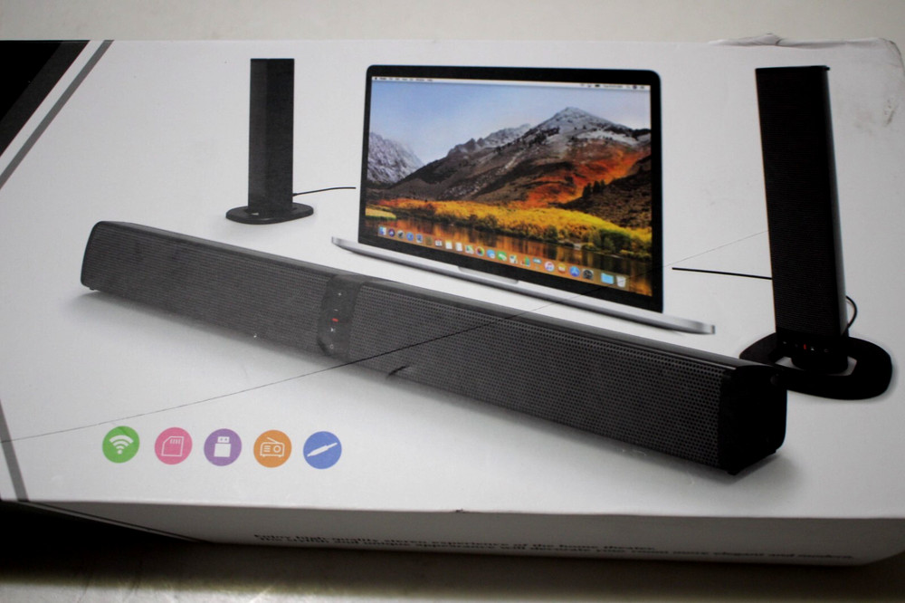 DETACHABLE BS-36 SOUND BAR WIRELESS SPEAKER STEREO