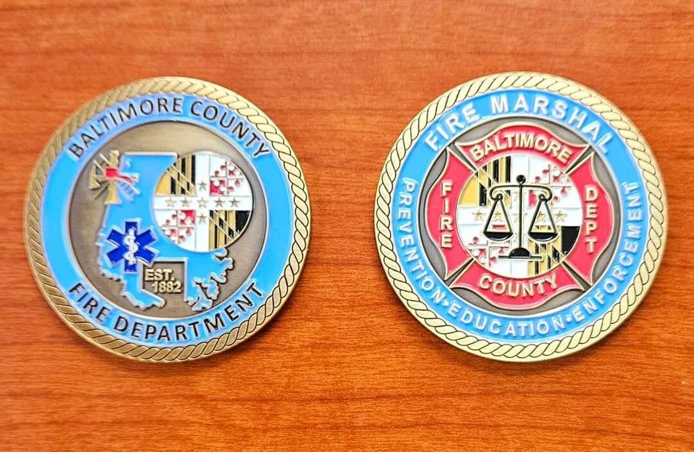 Baltimore County Fire Department | Fire Marshal Office Challenge Coin