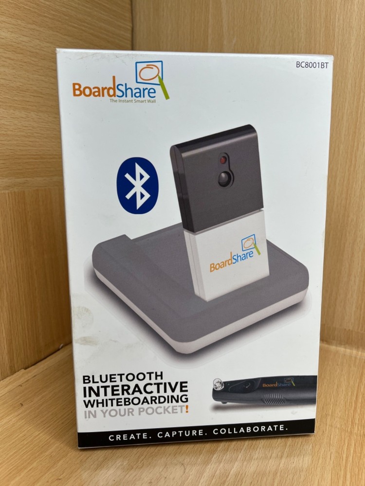 BoardShare Smart Bluetooth Interactive Whiteboard Device- Sealed -Read