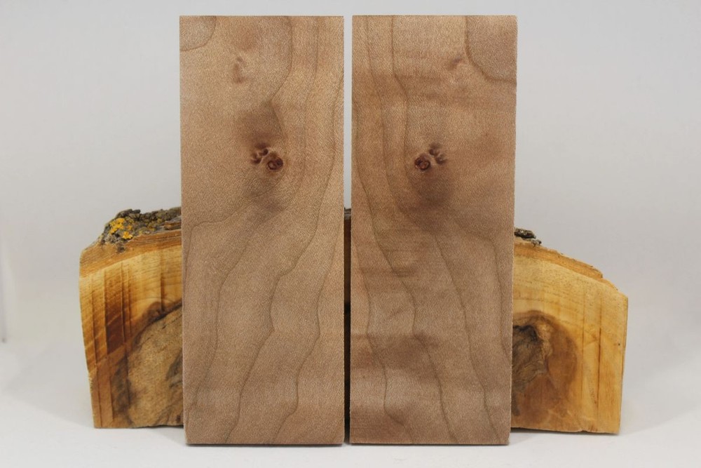 STABILIZED MAPLE CUSTOM KNIFE HANDLE MATERIAL BLANK SCALES (7242)