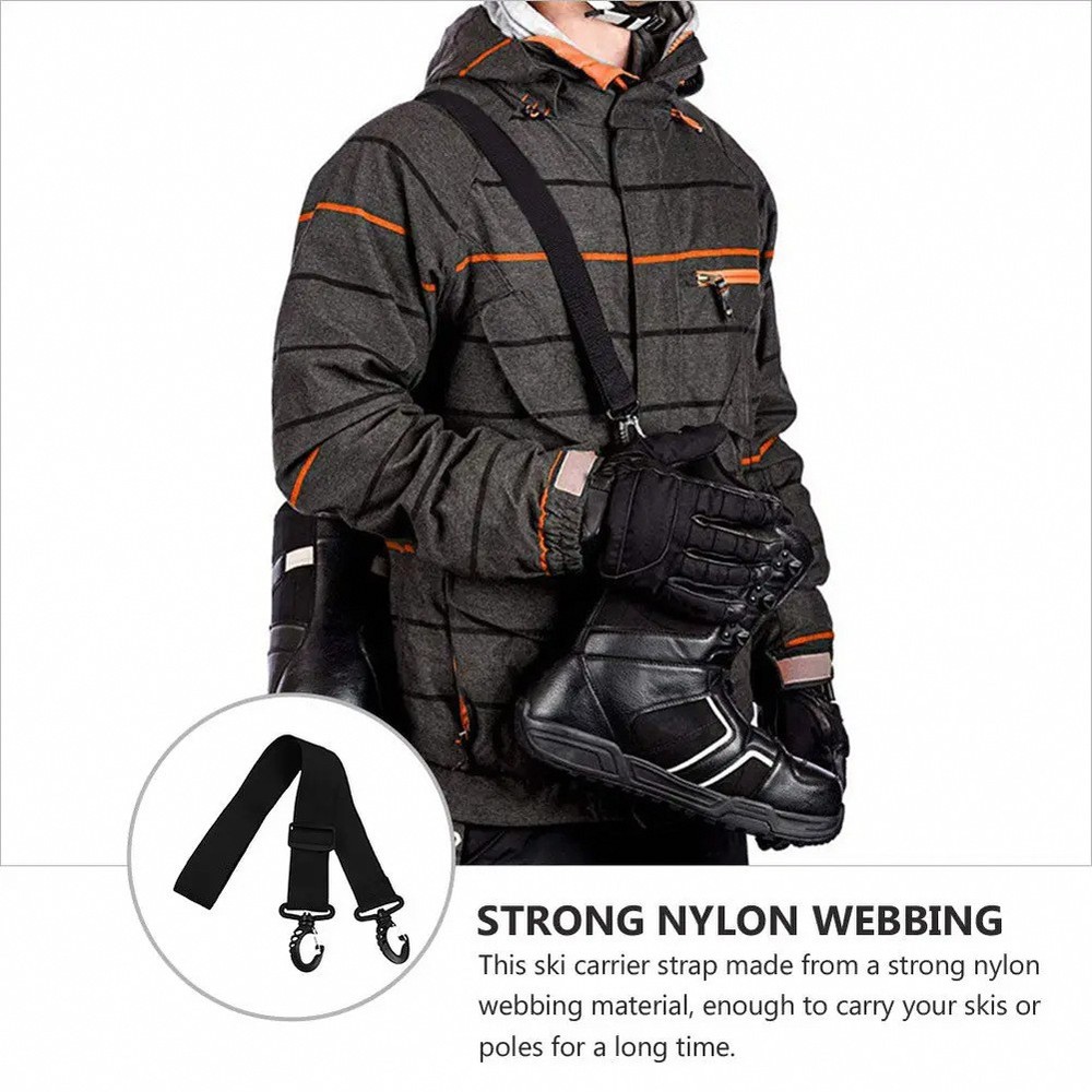 Professional Snowboard Boot Carrier Strap Heavy Duty Nylon Adjustable