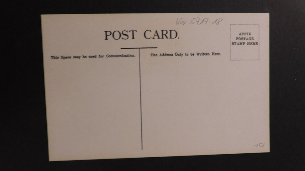 Mint Stamp on Stamp Postcard canada