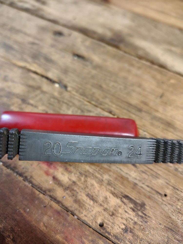 Snap-On TF1124B SAE Thread file VGC Thread Chaser