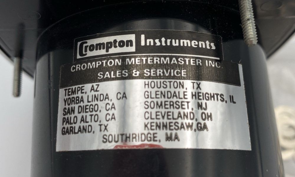Crompton Analog Panel Meter Model 016-01 AF9047 Open Box