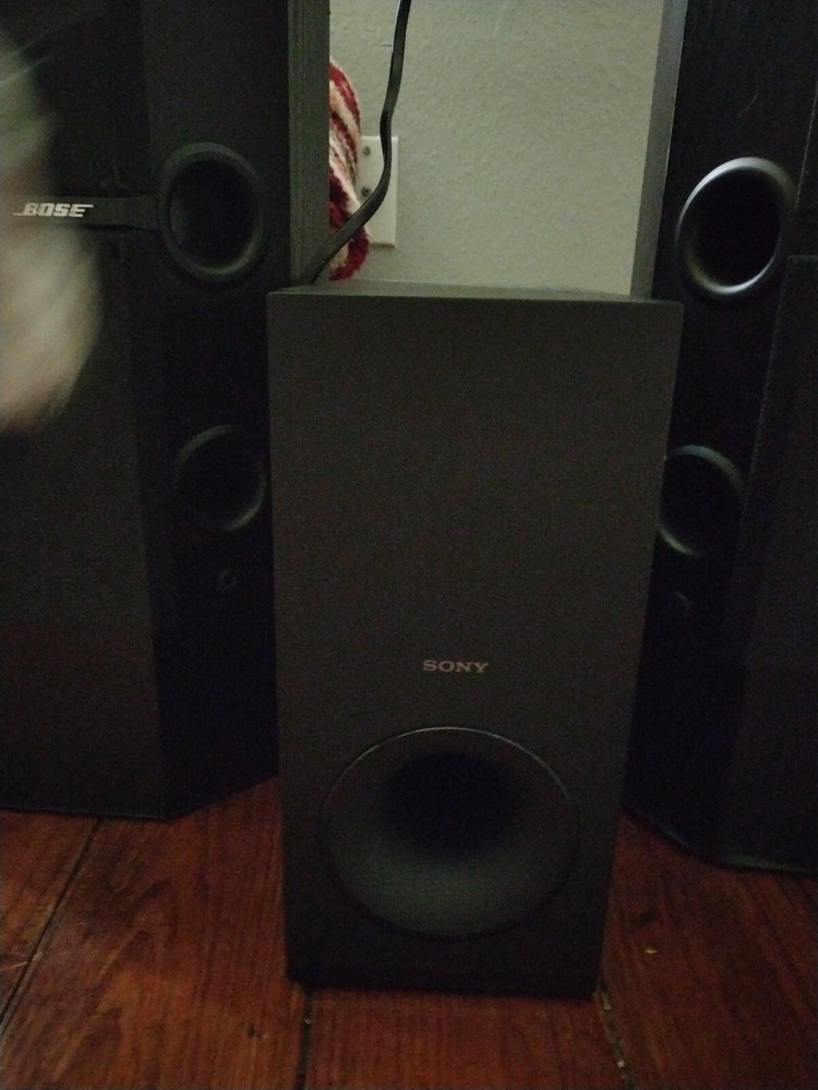 home theater system bose and Sony system 