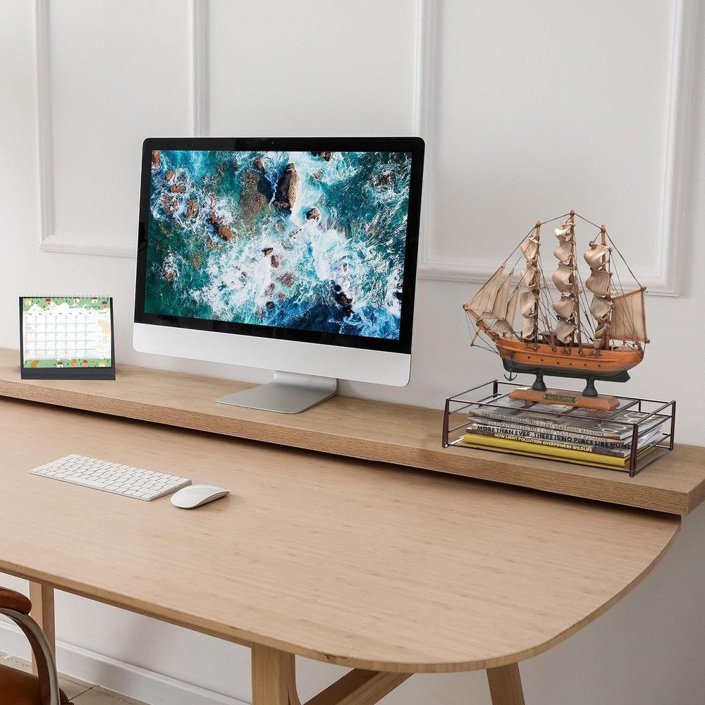 over Cabinet Door Organizer, Mesh Bronze