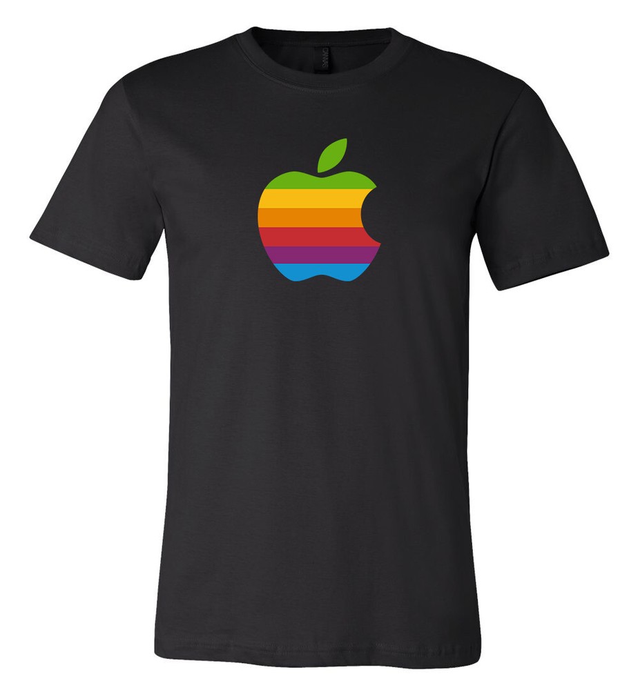 Apple Computers Retro Logo Shirt S-5XL Fast Ship!!