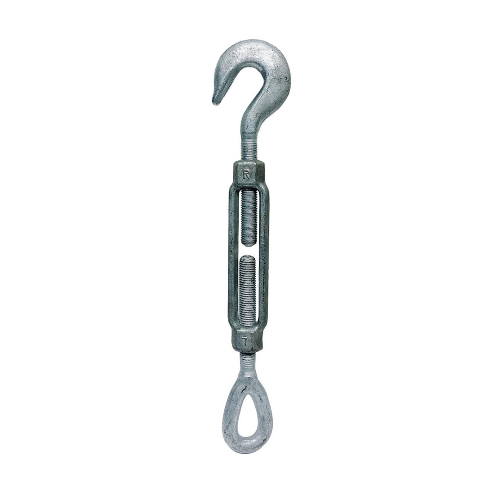 3/4" x 6" Turnbuckle HOOK EYE Pulley Galvanized Drop Forge Turnbuckle 4 PC