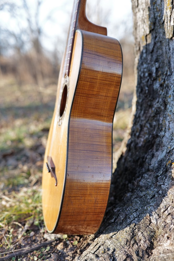 Gustav Herrnsdorf Romantic guitar 1920s Natural