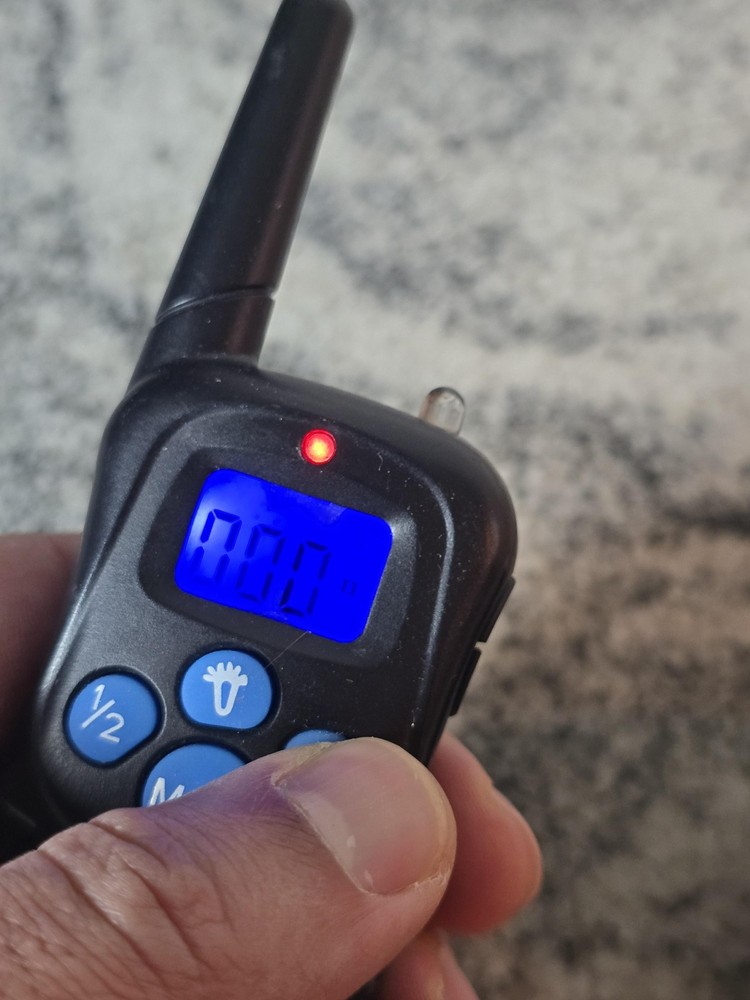 Petrainer Dog Training Remote Transmitter Black Replacement Multiple Modes LCD