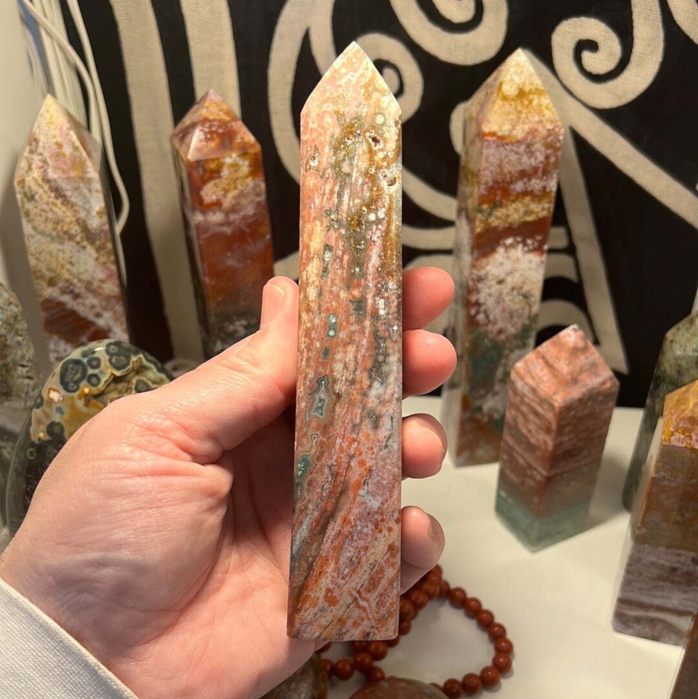 Ocean Jasper Obelisk C
