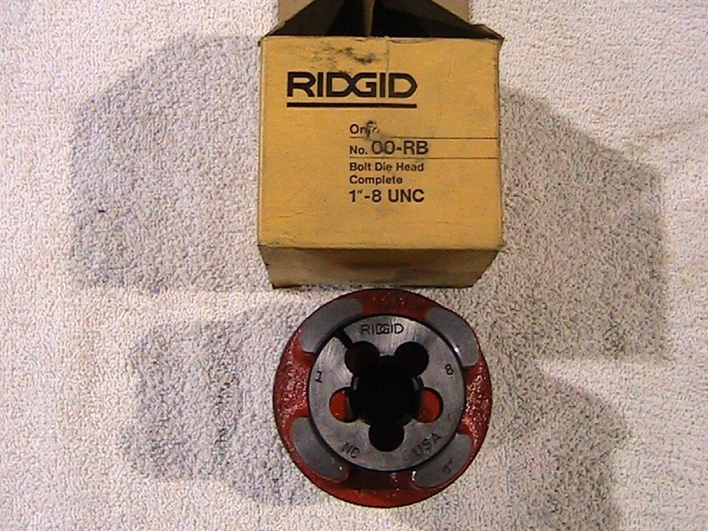 Ridgid 00-RB 1"-8 Bolt Die