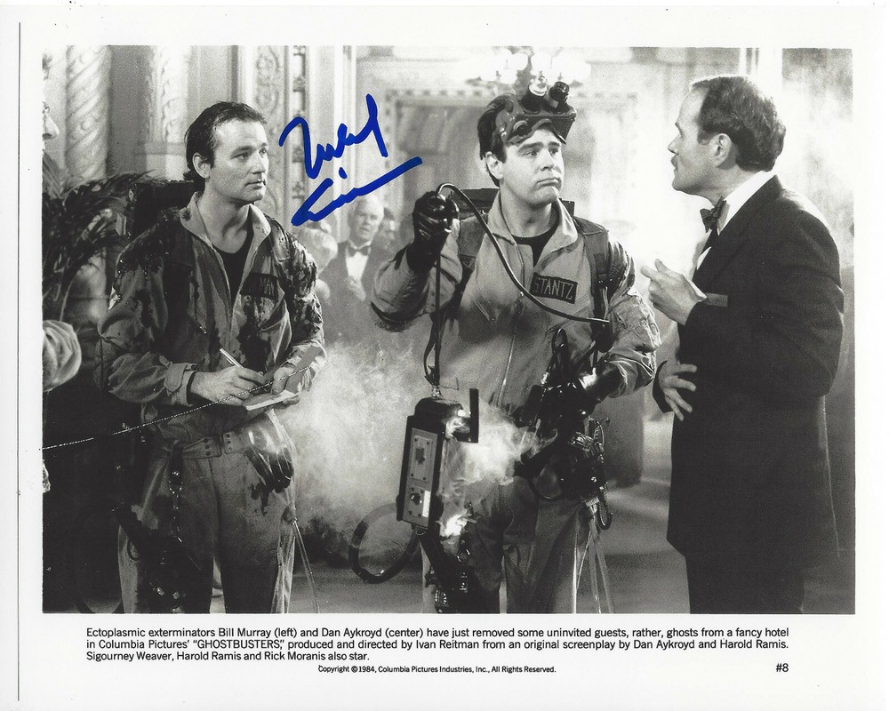 ACTOR MICHAEL ENSIGN SIGNED AUTHENTIC 'GHOSTBUSTERS' 8x10 PHOTO w/COA PROOF