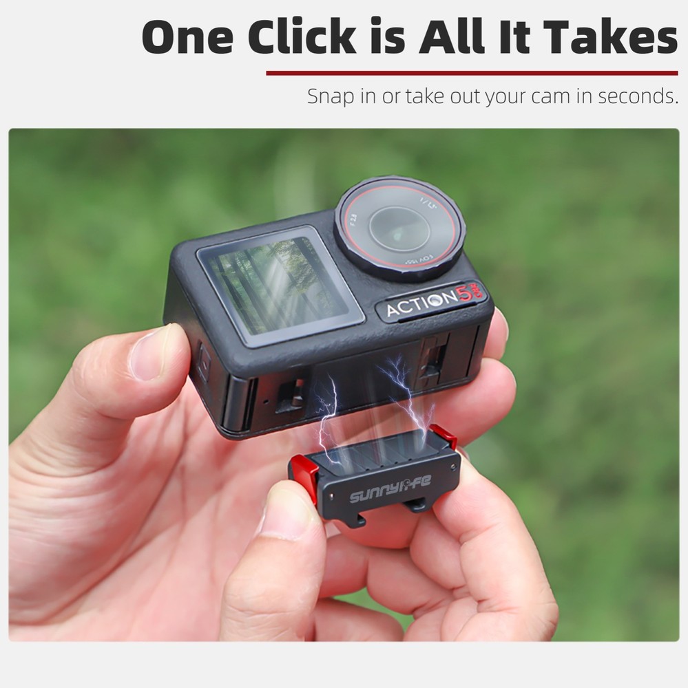 Magnetic Cold Shoe Adapter for DJI Osmo 360