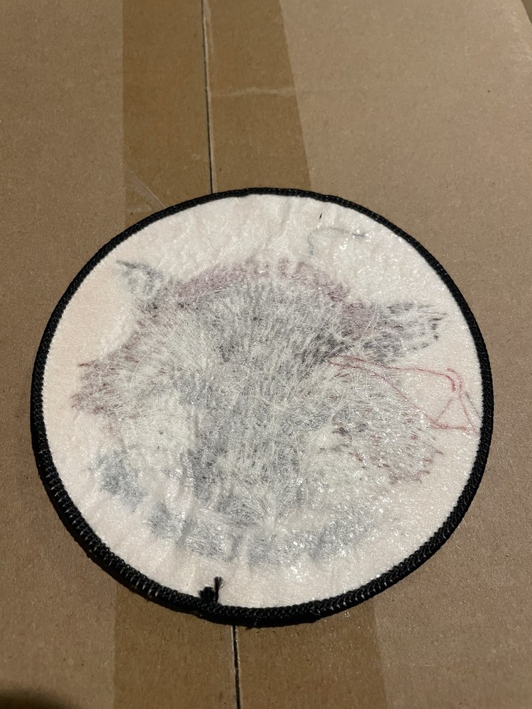 Thompson Center Arms 4” Diameter Patch, “Foxy Hunters Use Muzzle Loaders” Rare