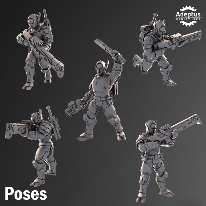 Adeptus Miniatures - Kae'ti Line Strikers