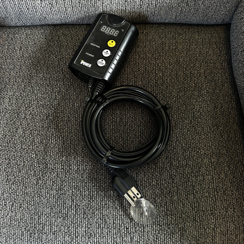 iPower GLHTMTCONTROL Digital Heat Mat Thermostat Controller – Black