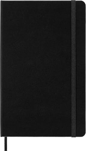 Classic Notebook, Large, Squared, Black, Hard Cover (5 x 8.25)
