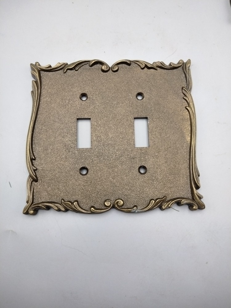 Scroll Vine Switch Plate Covers 1 Double/ 1 Single Switch One Outlet