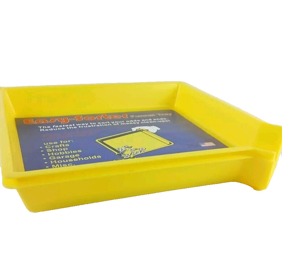 2 Pack Easy Sorting Tray w Funnel Works With LEGO Brick, Buttons, Bolts, ect.