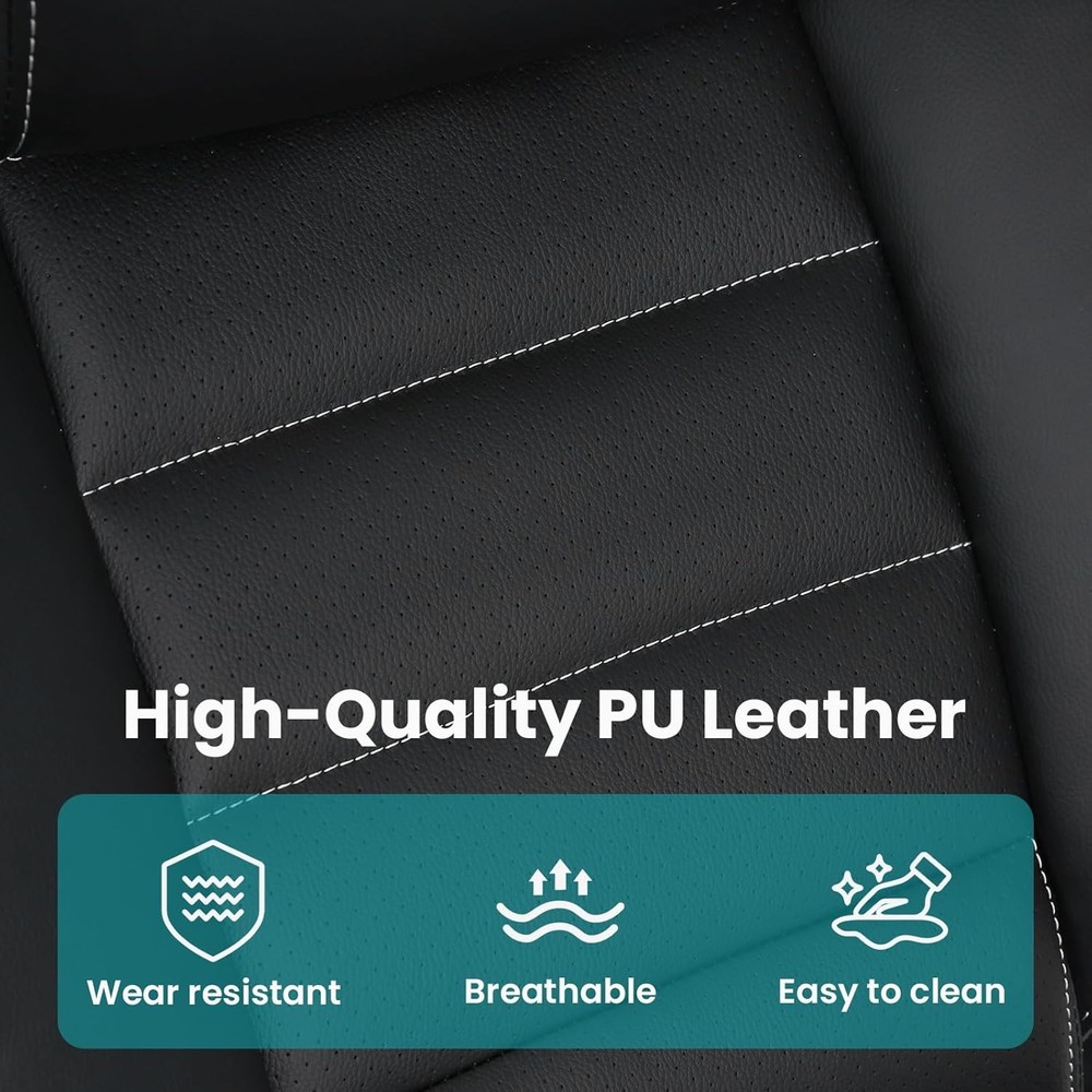 Executive Office Chair 400lbs Ergonomic Computer Desk Chair Adjustable Headrest