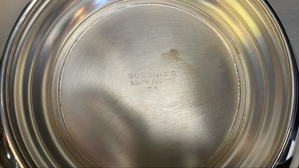 Set of 4 Silver Serving Bowls