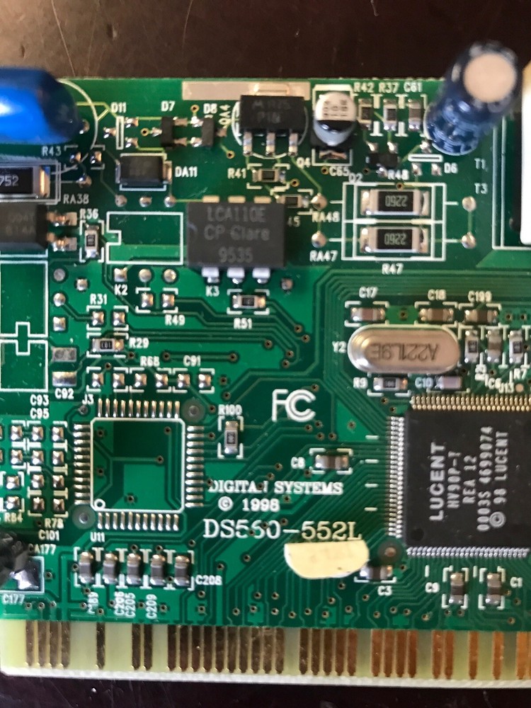 Digitan Fax Modem PCI Board DS560-552L