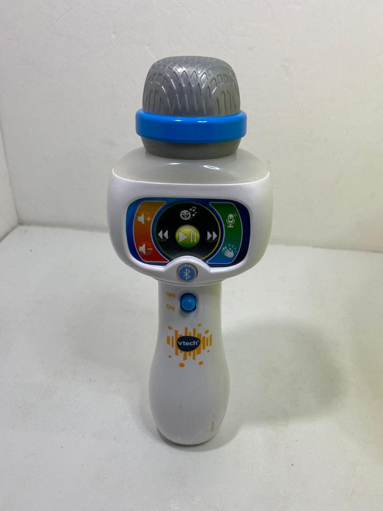 🌊 VTech Sing It Out Karaoke Bluetooth Microphone , White #5510 WORKS EUC