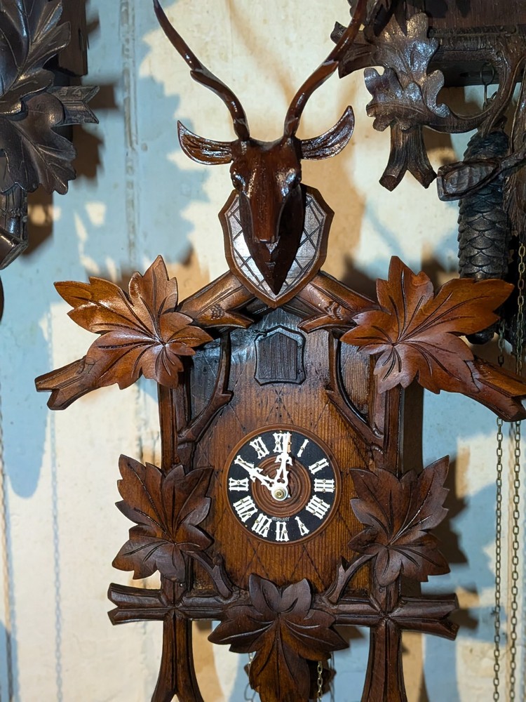 Splendid Antique Large Hunter Cuckoo Clock