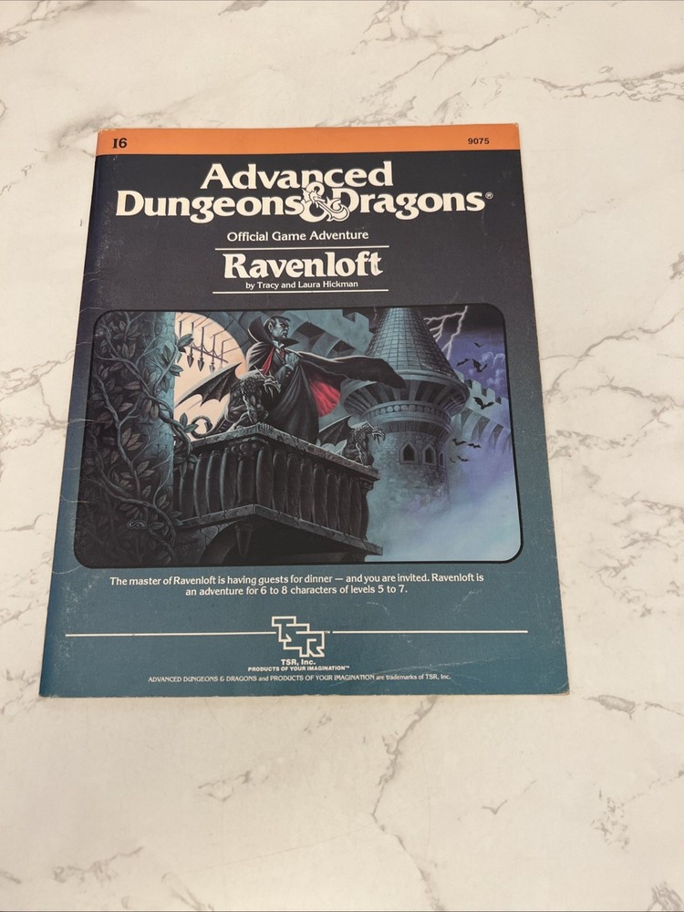 Advanced Dungeons & Dragons Ravenloft 16 TSR 9075 Both Maps