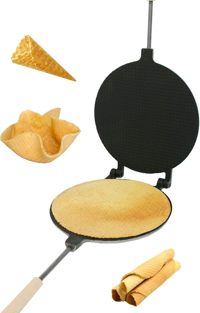 Waffle Maker Round Form Non-Stick Waffle Cone Maker