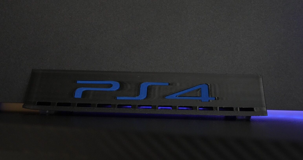 Playstation 4 Pro Vertical Stand 3d printed