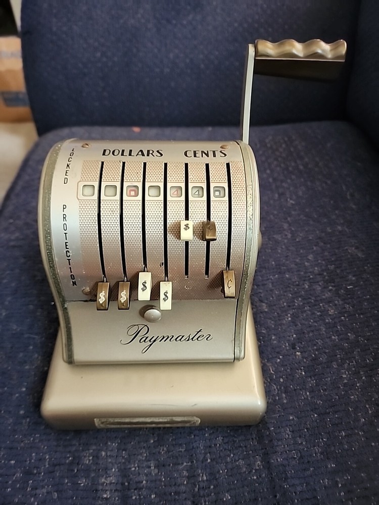VINTAGE PAYMASTER CK WRITER SERIES-S-600