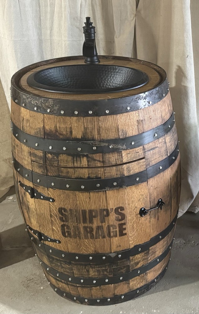 Whiskey Barrel Sinks “Free Shipping”