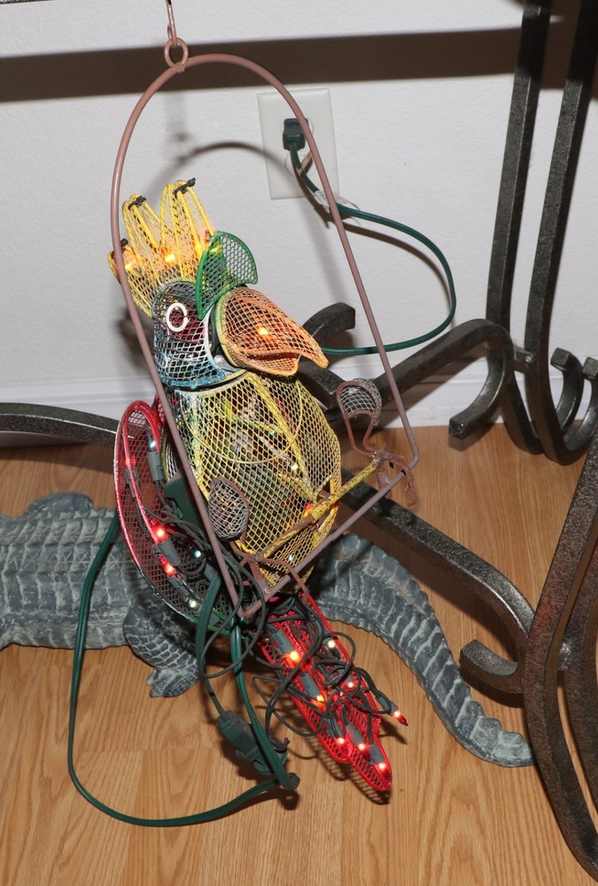 Mechanical/Animated Parrot With Lights  by Collections Etc