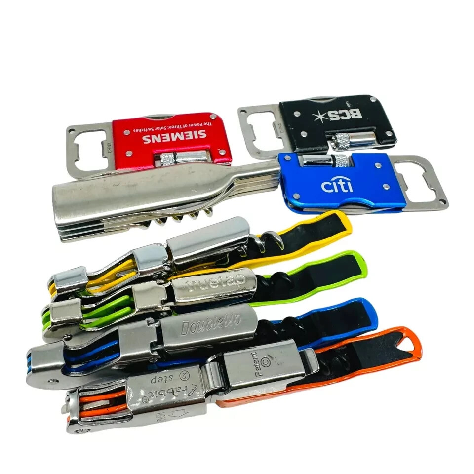 8 Pcs Rabbit, Doubleup, Siemens & Assorted Waiter's Corkscrew Wine Bottle Opener