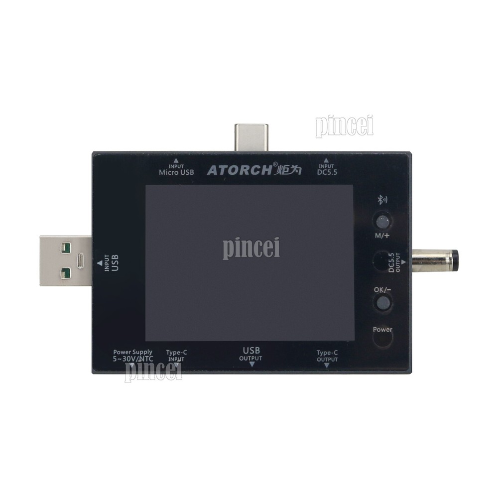 ATORCH UD24 USB Voltmeter Voltage Current Meter DC Digital Tester (Full Set)