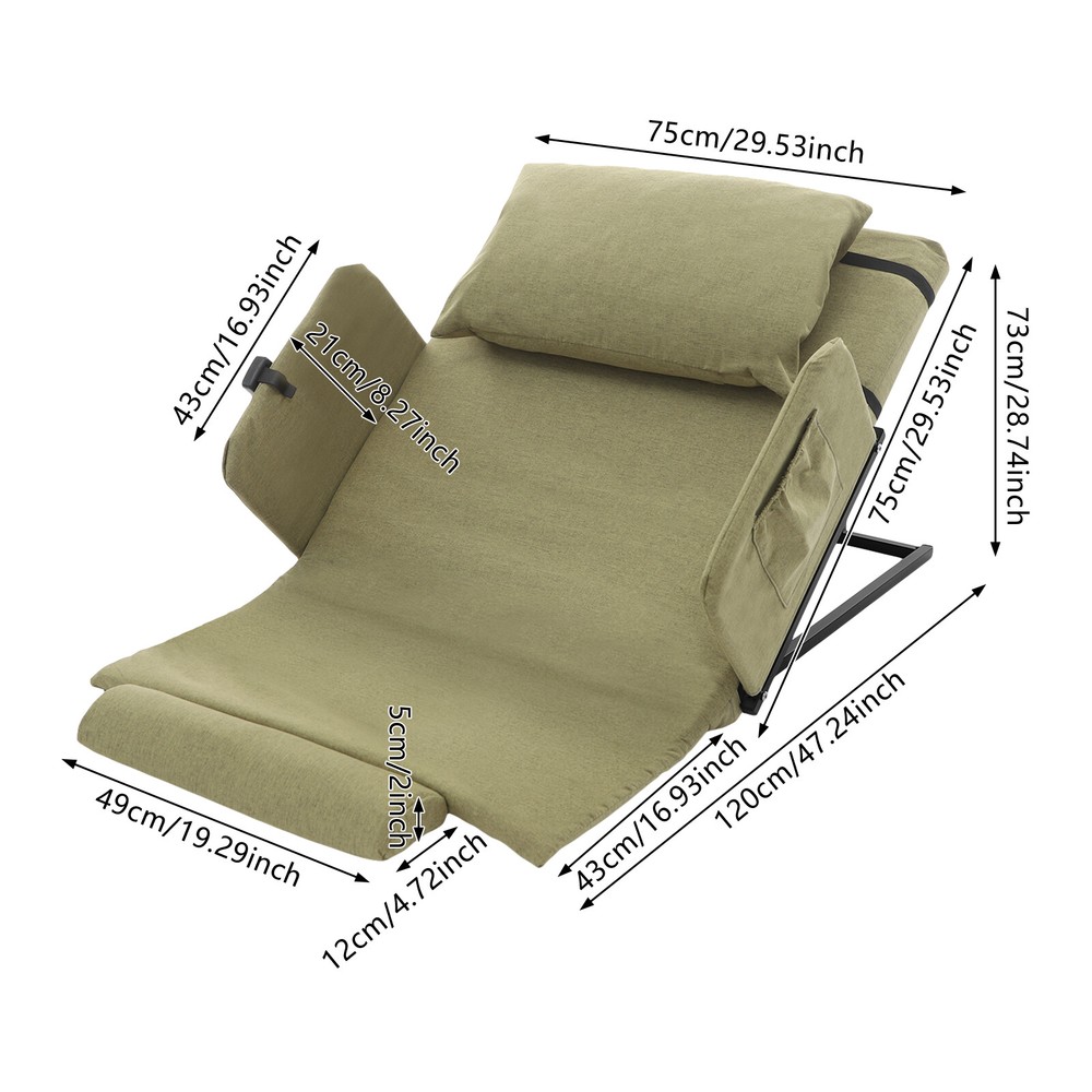 2-80° Electric Lifting Adjustable Bed Back Rest Electric Auxiliary Backrest