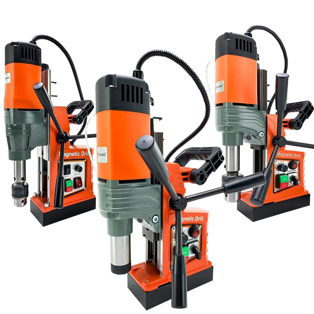 Magnetic Drill Press 1.6"/2"Core Drilling Mag Drill Power Electric Drill Machine