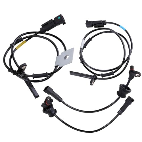 ABS Wheel Speed Sensor 4Pcs Front Rear Right & Left Fit 2010-2017 for Chevy