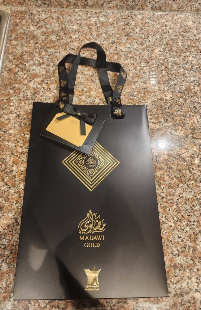 Arabian Oud Madawi Empty Perfume Box With Gift Bag
