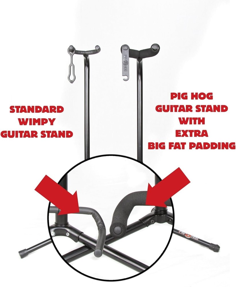 Pig Hog Black Guitar Stand PHGS-BK